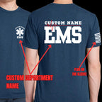 Custom EMS Shirt with Red Design