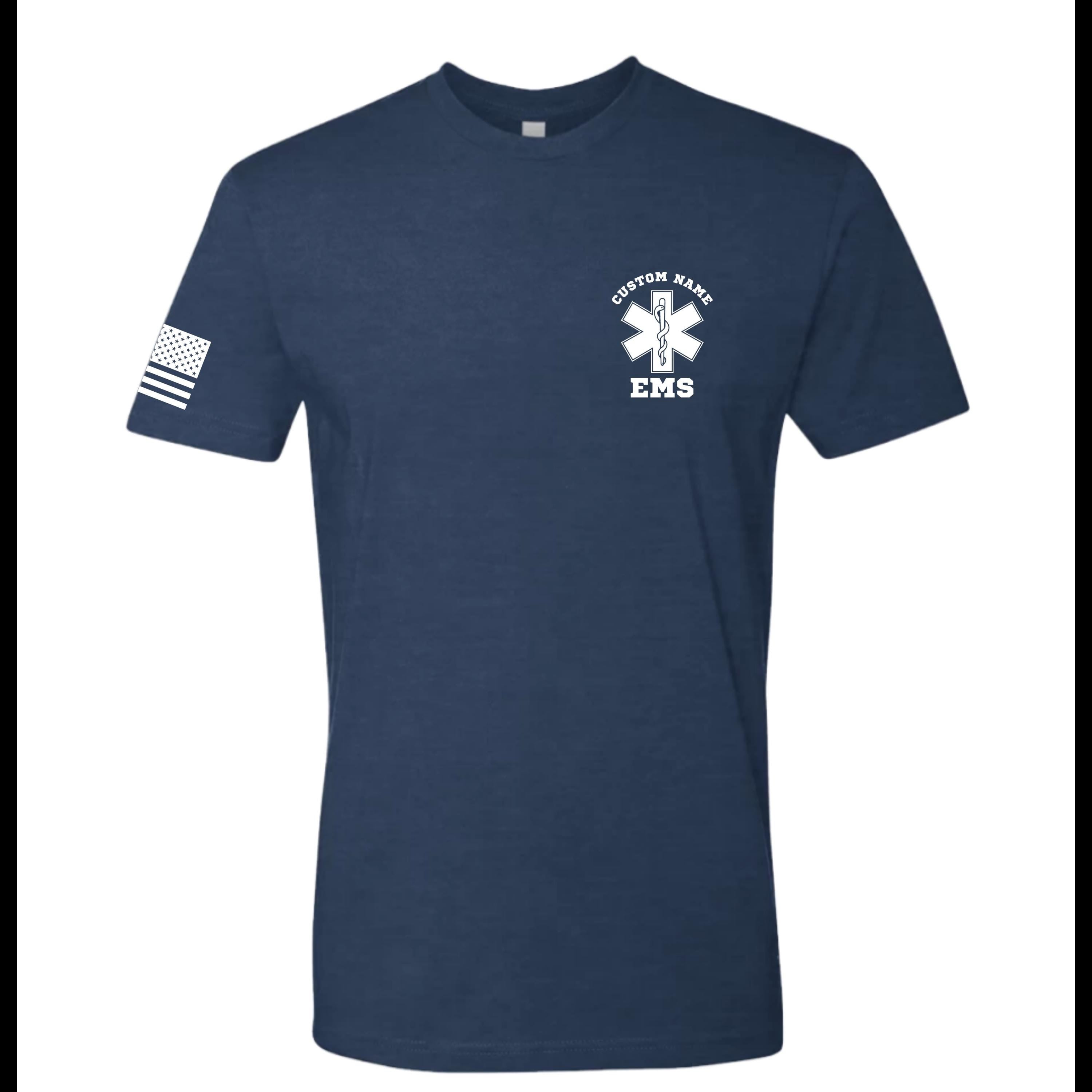Custom EMS Shirt with Red Design