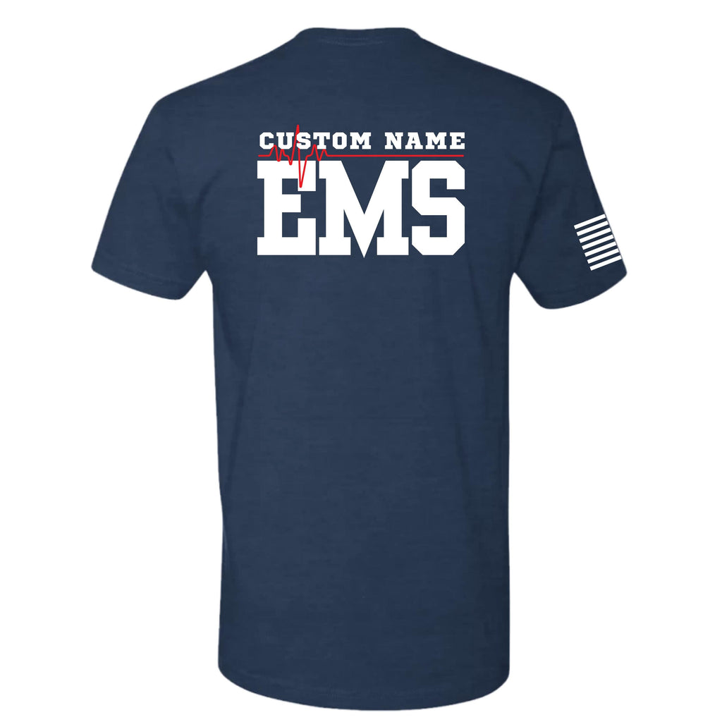 Custom EMS Shirt with Red Design