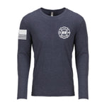 Custom Fire/Rescue Shirt - Blue with White Lettering