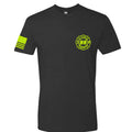 Custom Fire/Rescue Shirt - Black with Yellow Lettering