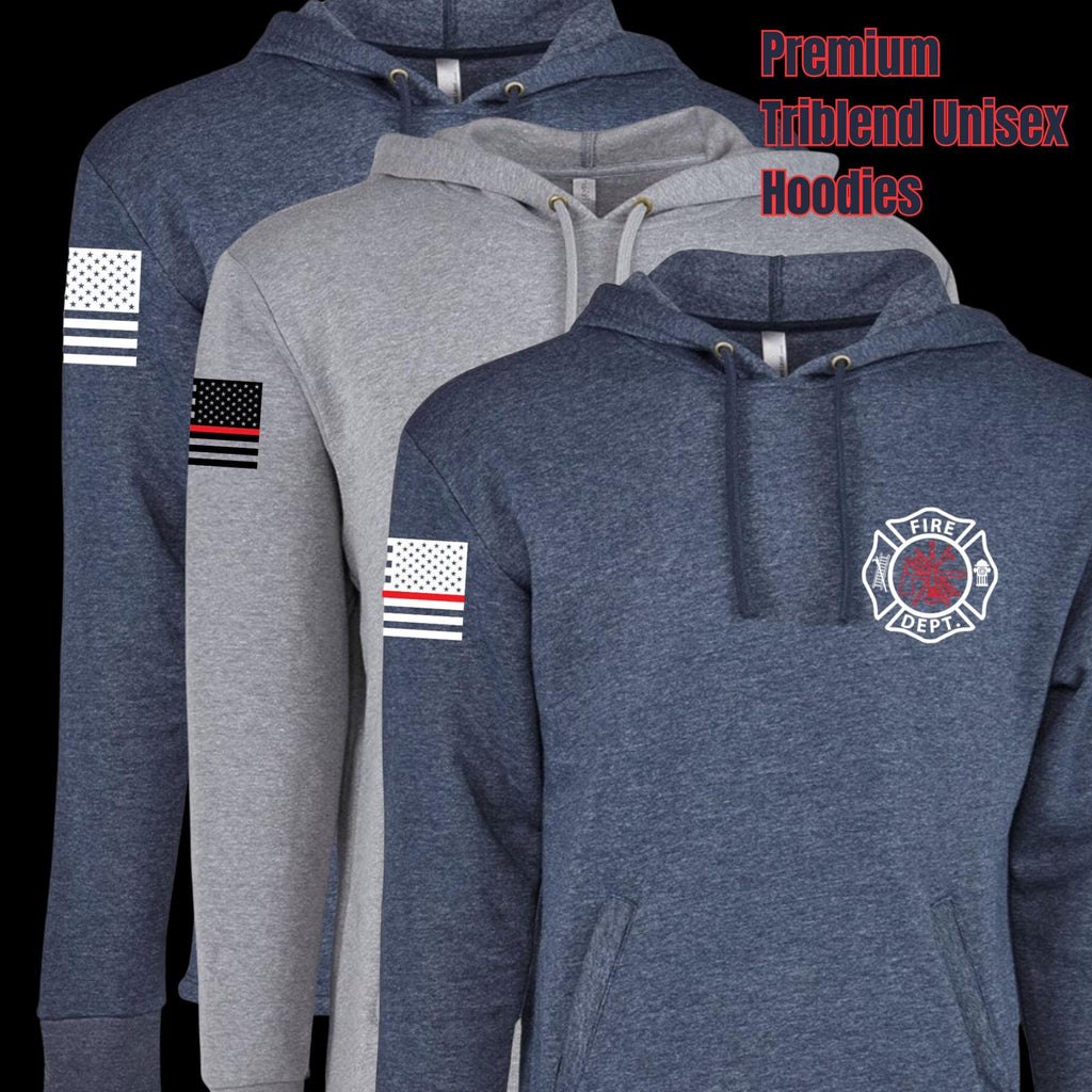 Fire/Rescue Shirt with Flag on Sleeve